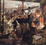 William Bell Scott Iron and Coal oil painting picture wholesale